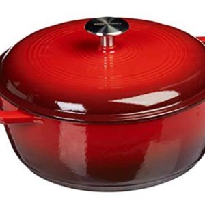 Enameled Cast Iron Covered Dutch Oven